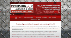 Desktop Screenshot of precisionalignmenterie.com